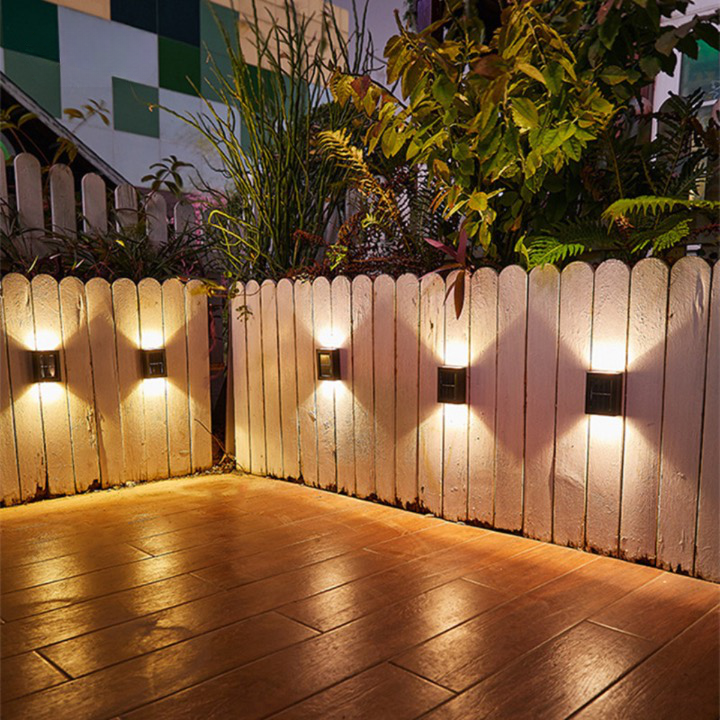 IP65 Waterproof Solar LED Wall Lights – Wireless Up & Down Outdoor Lights for Garden, Fence & Patio