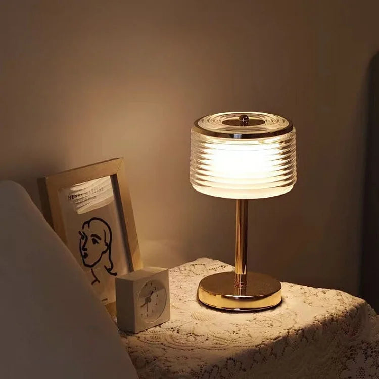 GlowRing Lamp - Modern Ring-Shaped LED Table Lamp