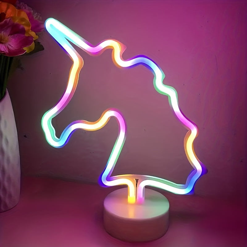 UnicornGlow Lamp - Neon Unicorn USB Desk Lamp for Party Decoration