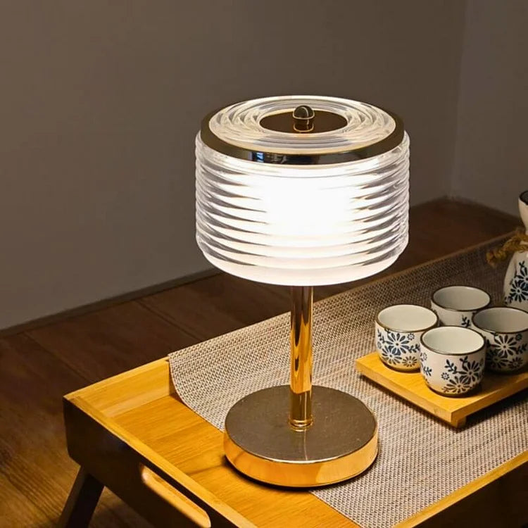 GlowRing Lamp - Modern Ring-Shaped LED Table Lamp