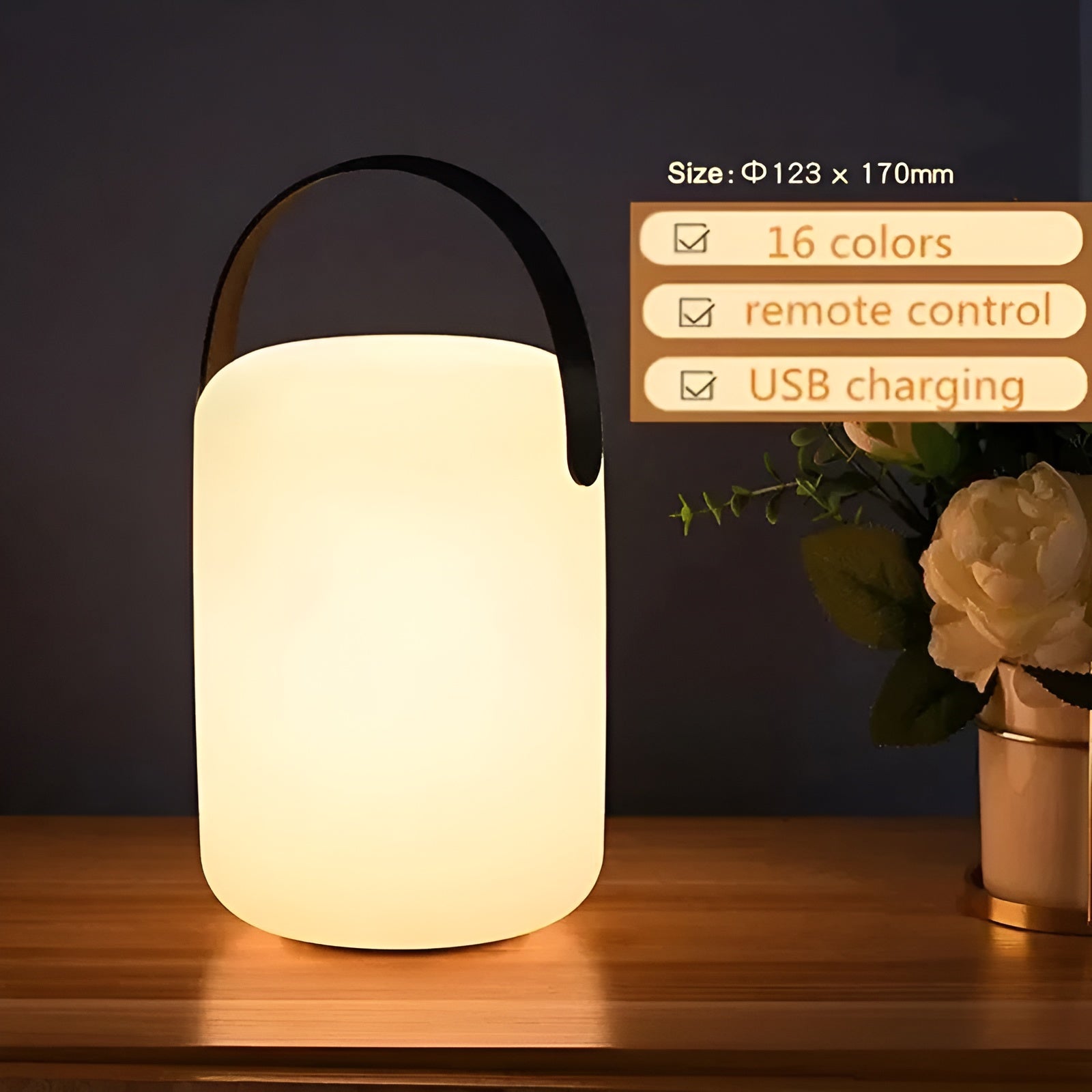 LuminaGlow Luxury LED Lighting – Portable and Waterproof with 16 Colors