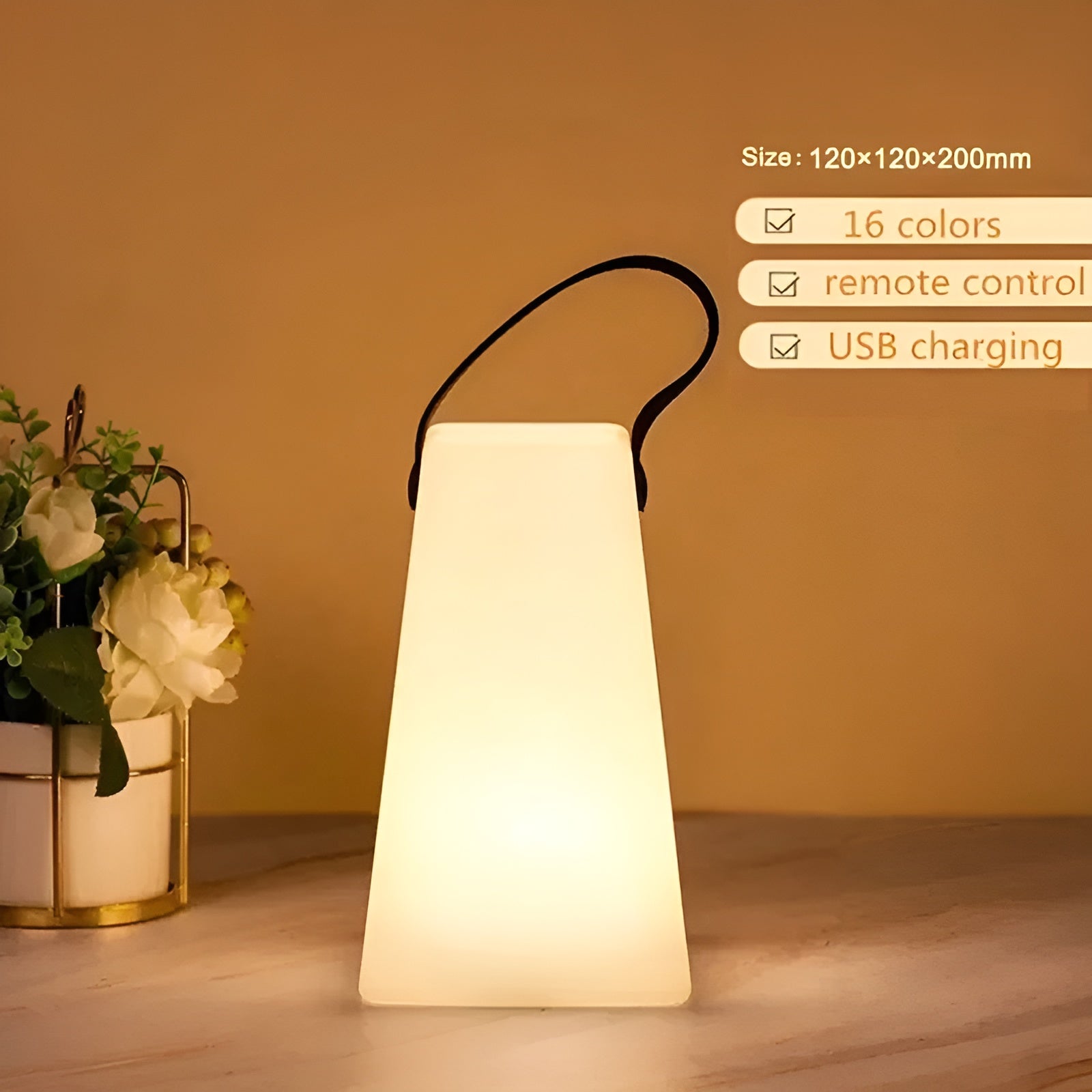 LuminaGlow Luxury LED Lighting – Portable and Waterproof with 16 Colors