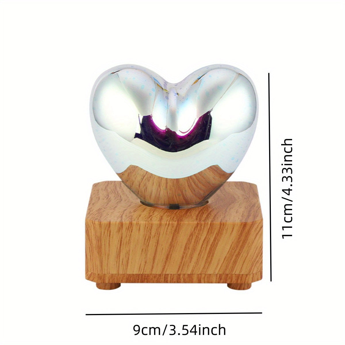 FireworkLight - 3D LED Heart Lamp for Romantic Mood Lighting
