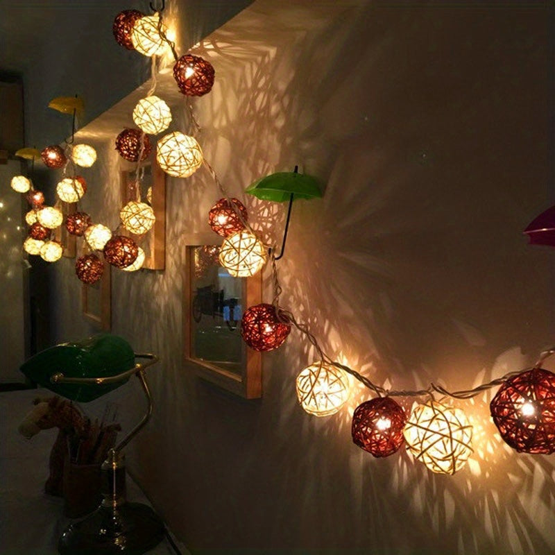 LuxAura – Elegant String Lights with 2m LED