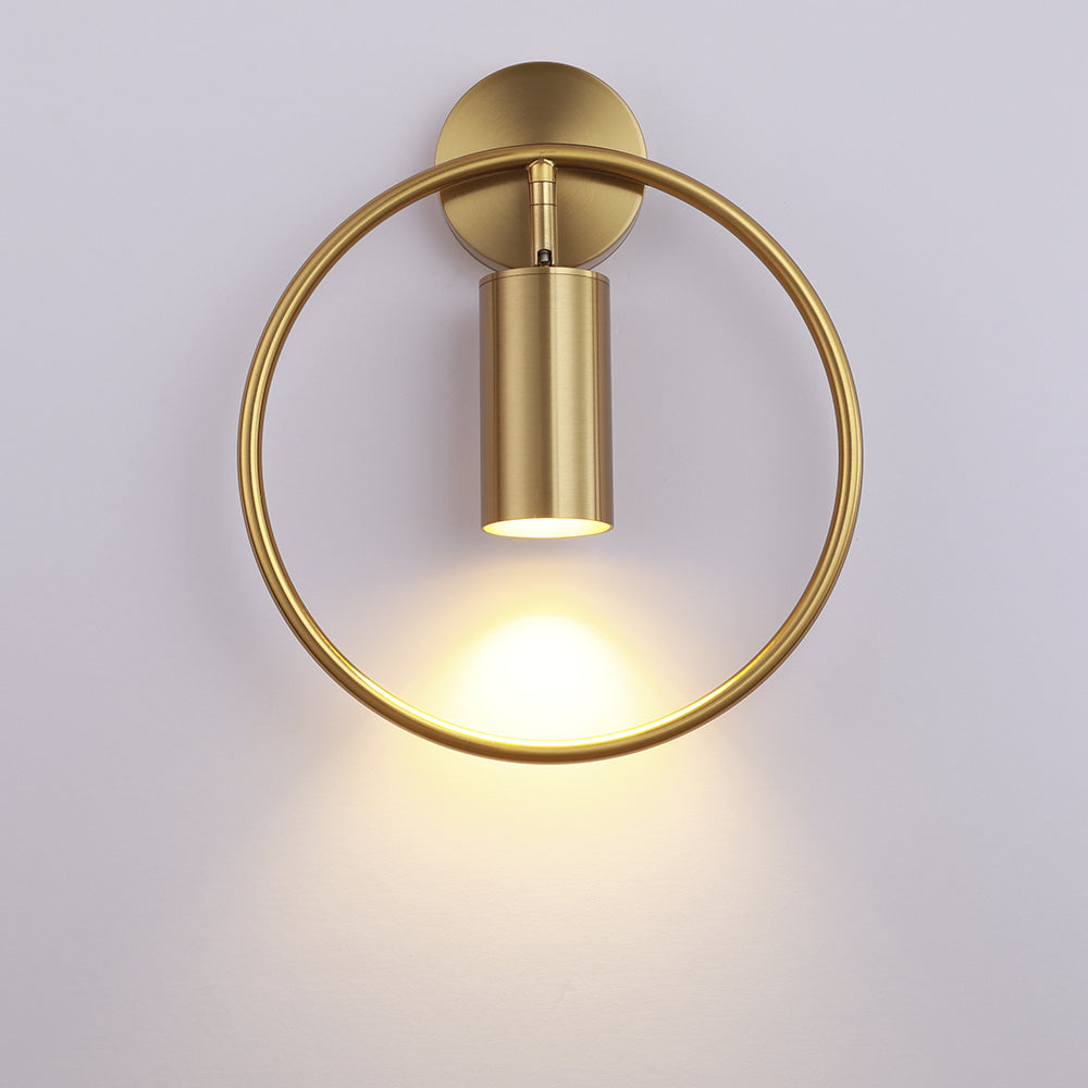 Flame of Luxury – Elegant Gold Wall Lamp for Mood Lighting