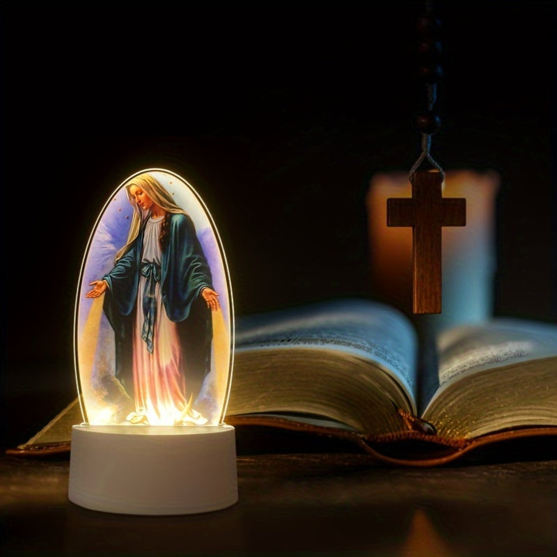SacredGlow – LED Night Light Virgin Mary with USB