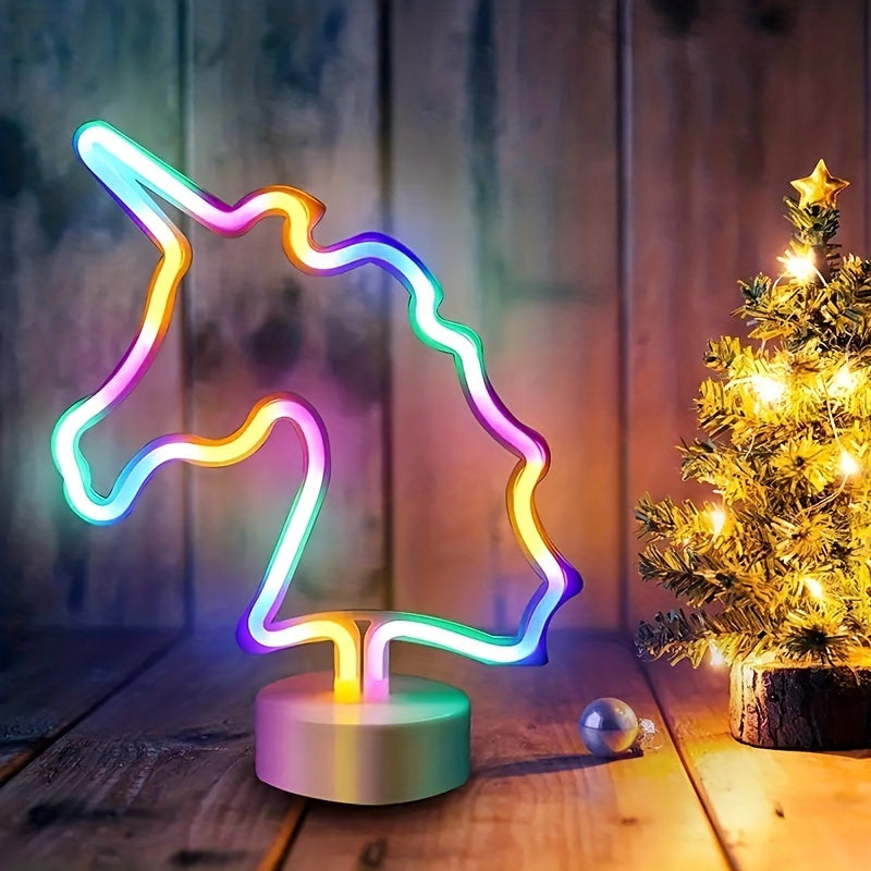 UnicornGlow Lamp - Neon Unicorn USB Desk Lamp for Party Decoration