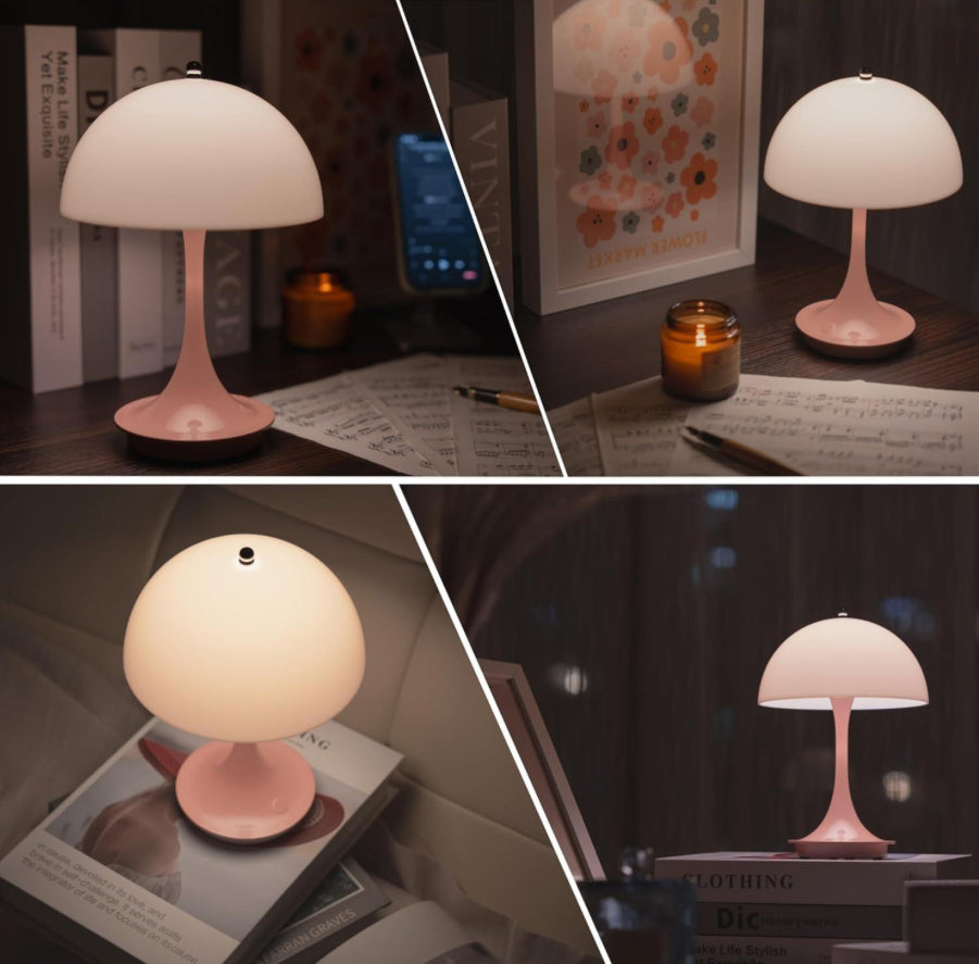 Rose Light - Charming Retro Table Lamp with Dimmable LED