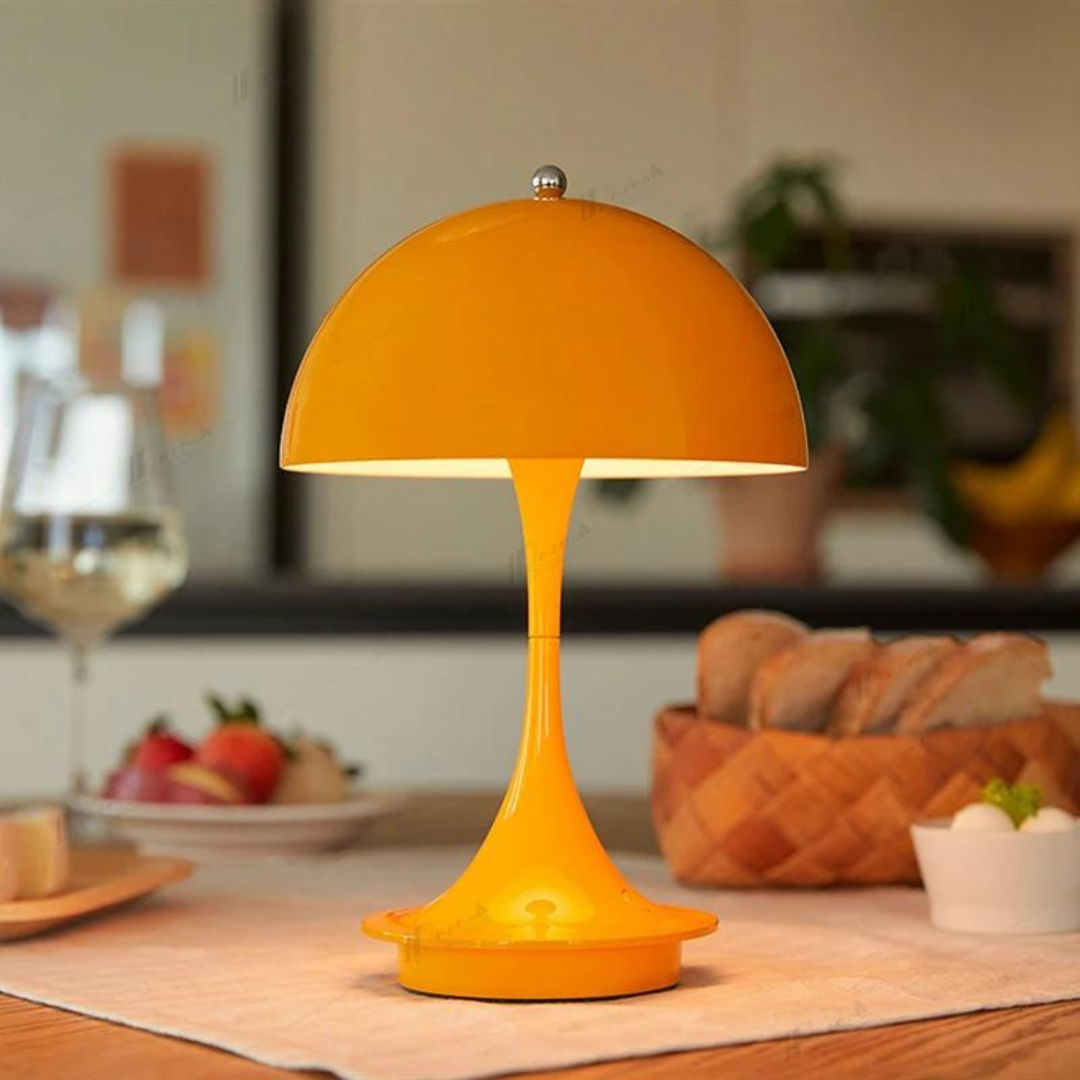 ShroomLite - Mushroom-Shaped Modern LED Table Lamp