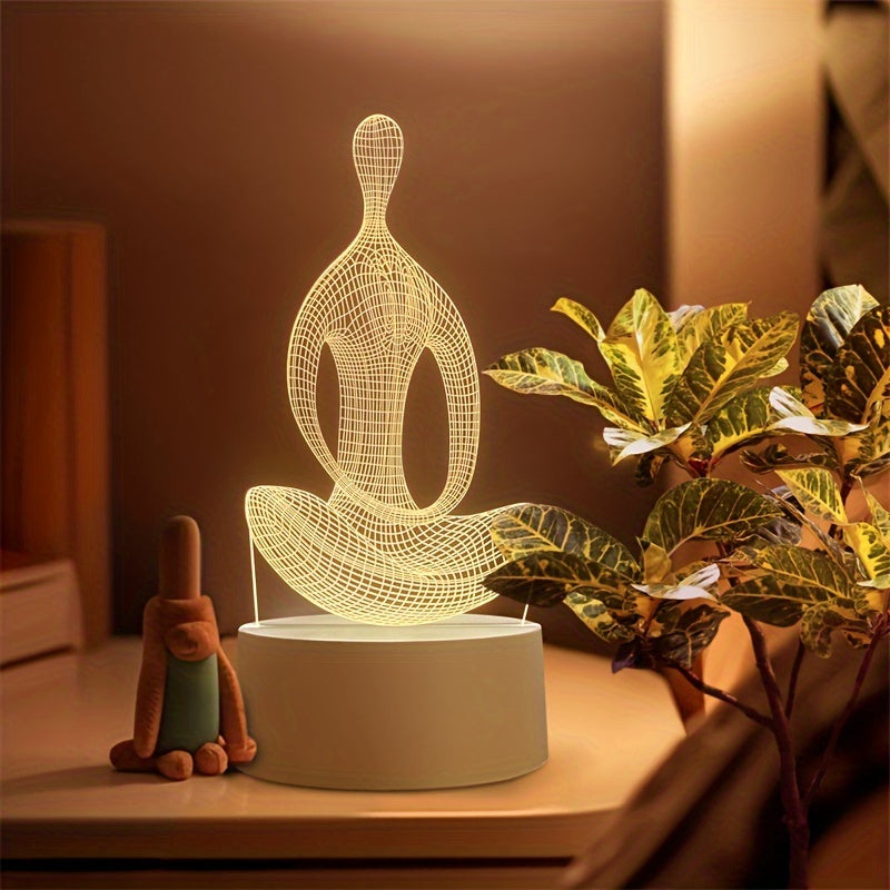 ZenLight - Modern 3D Yogalamp