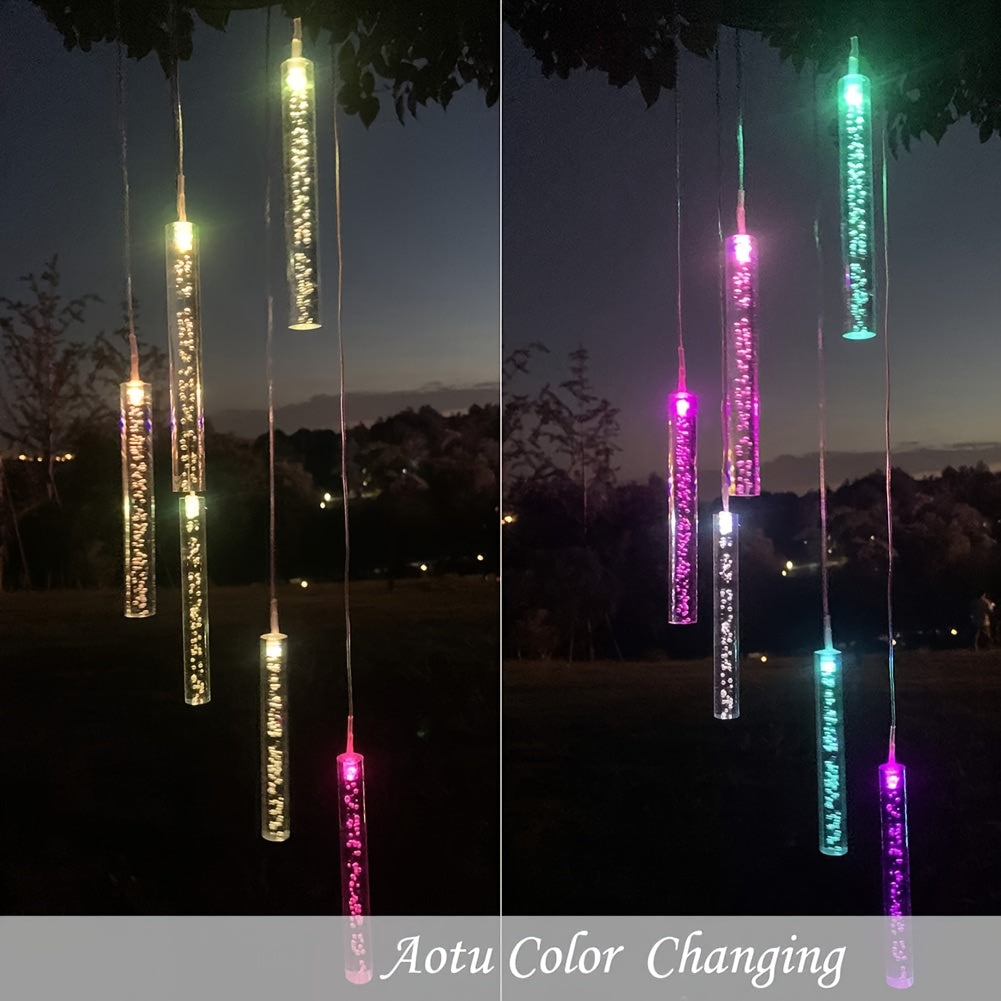 SolarChime - Colorful LED Wind Chime Outdoor