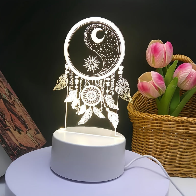 Dream Catcher Glow – 3D LED-Night Light with USB