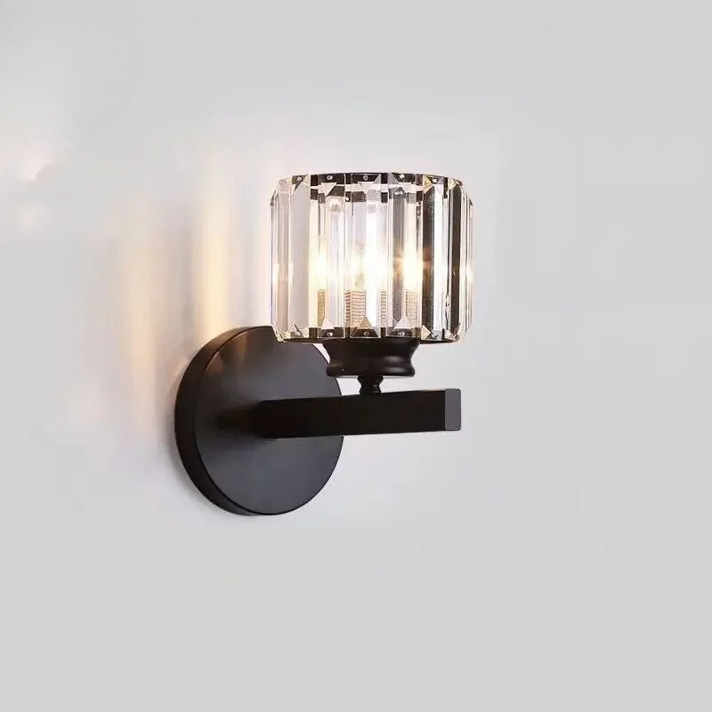 CrystalLuxe - Elegant Crystal LED Wall Light