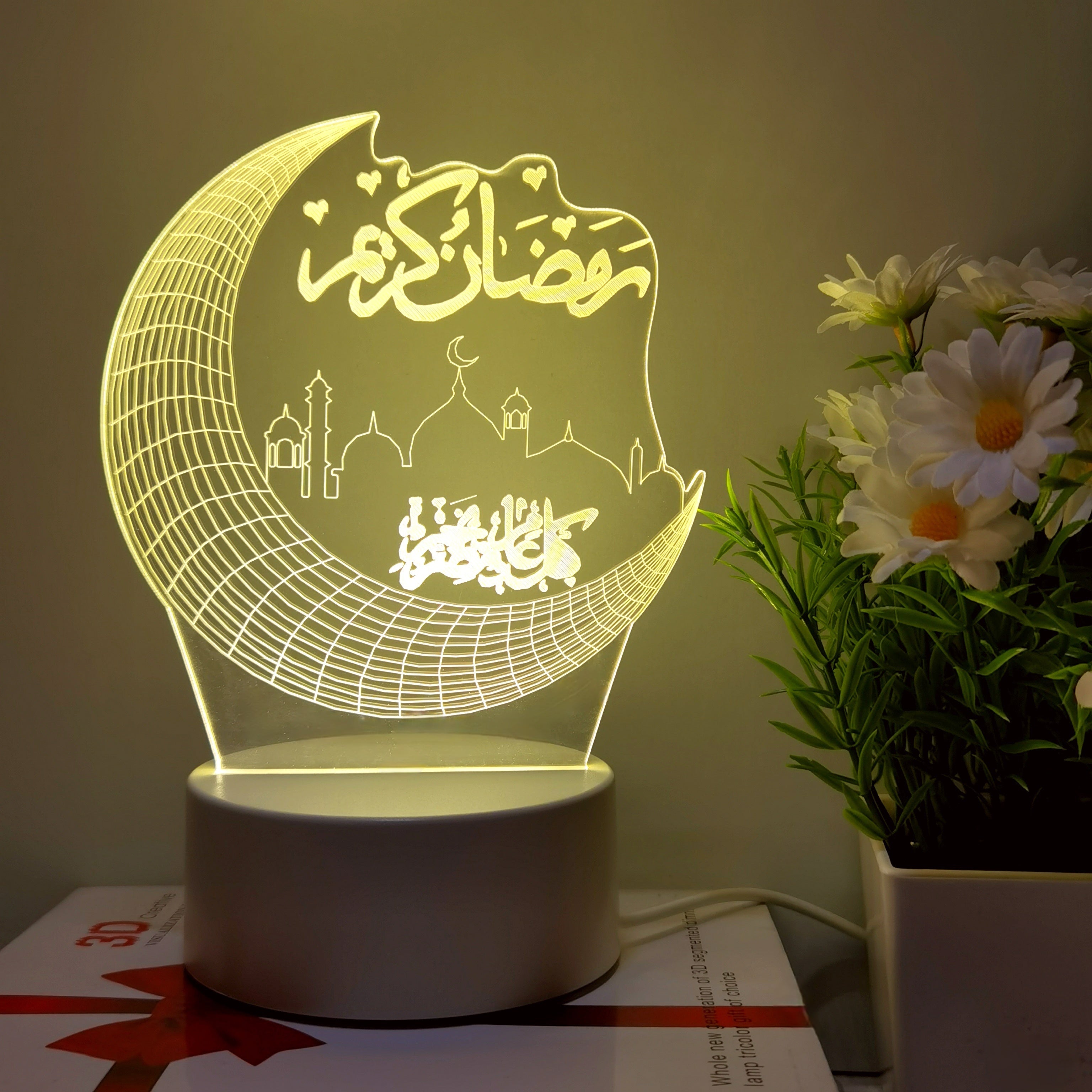 MoonPalace - 3D Colorful Night Light Touch