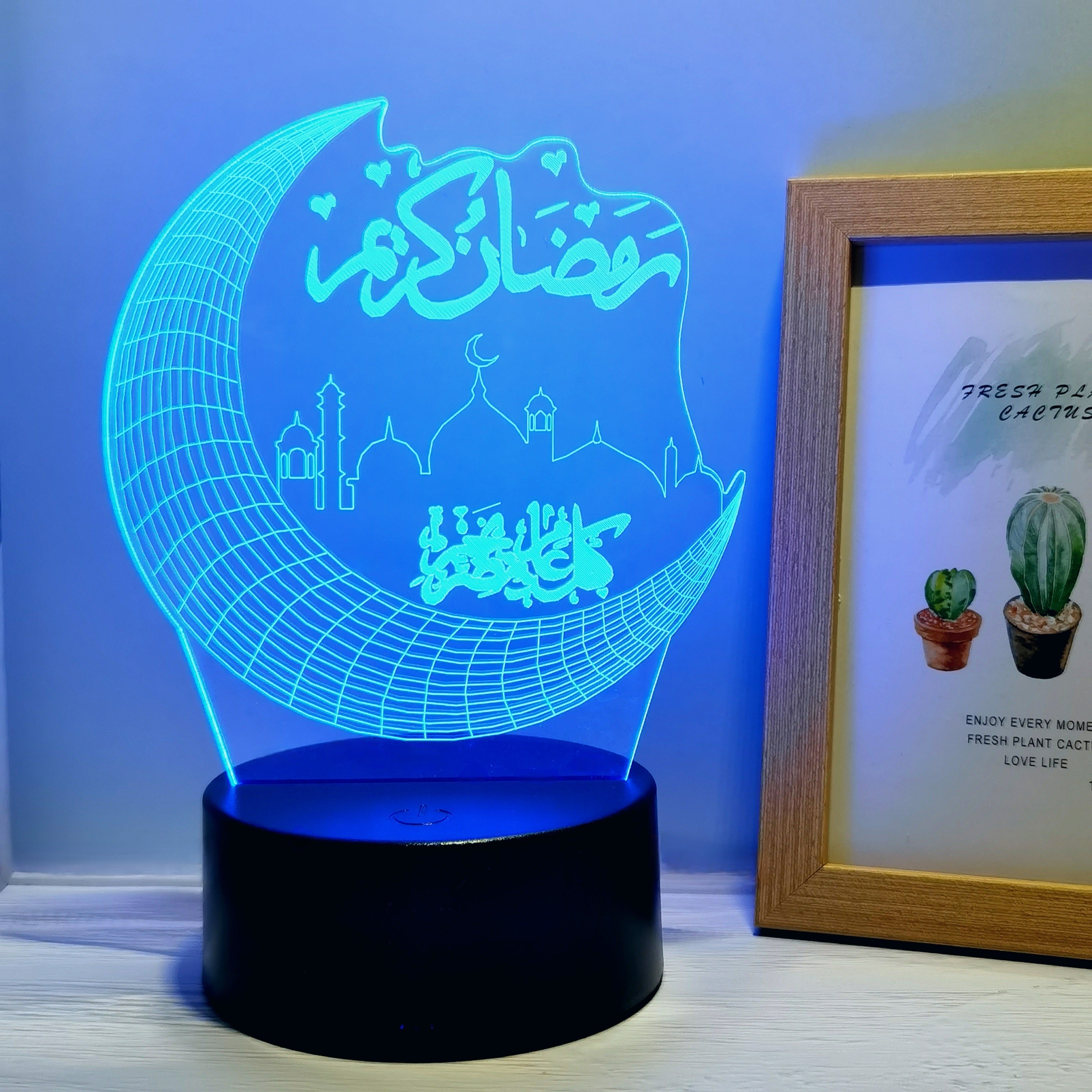 MoonPalace - 3D Colorful Night Light Touch