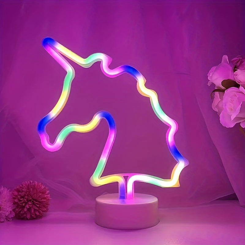 UnicornGlow Lamp - Neon Unicorn USB Desk Lamp for Party Decoration