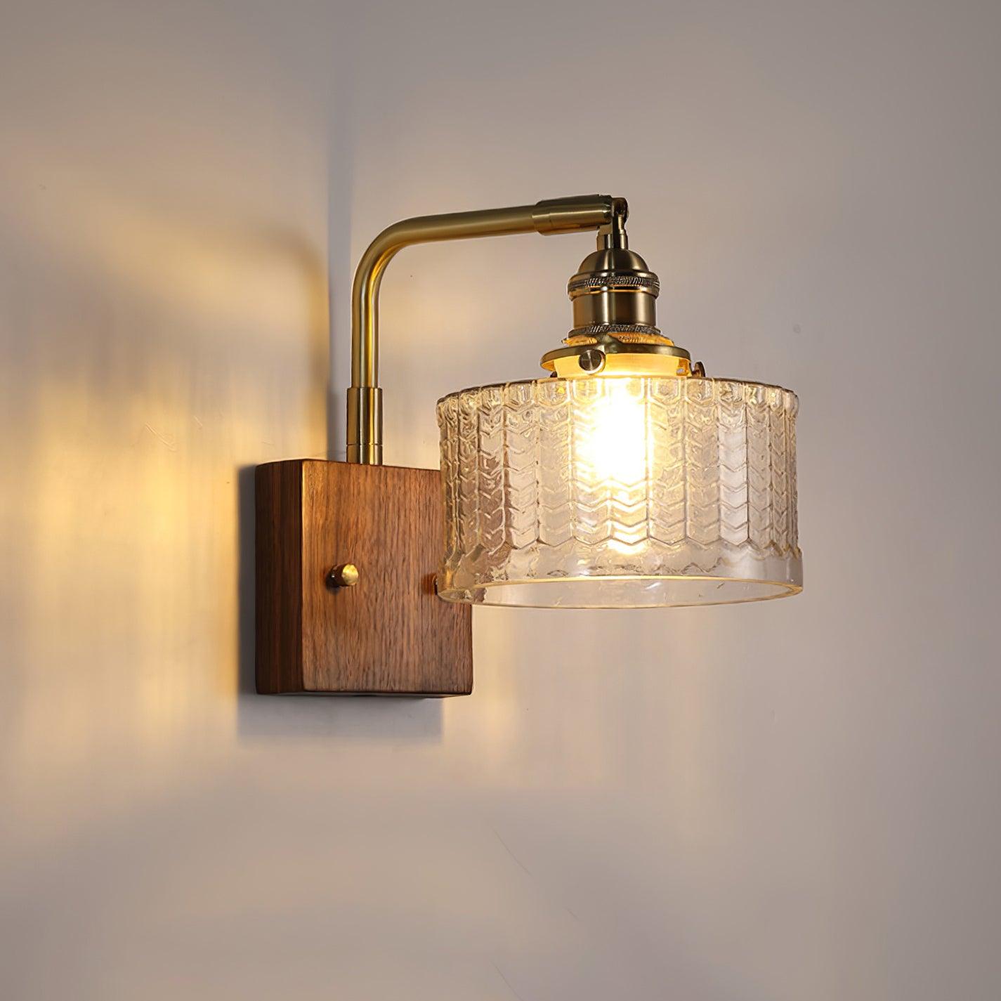 SerenLight - Elegant Wall Lamp with Glass Scale