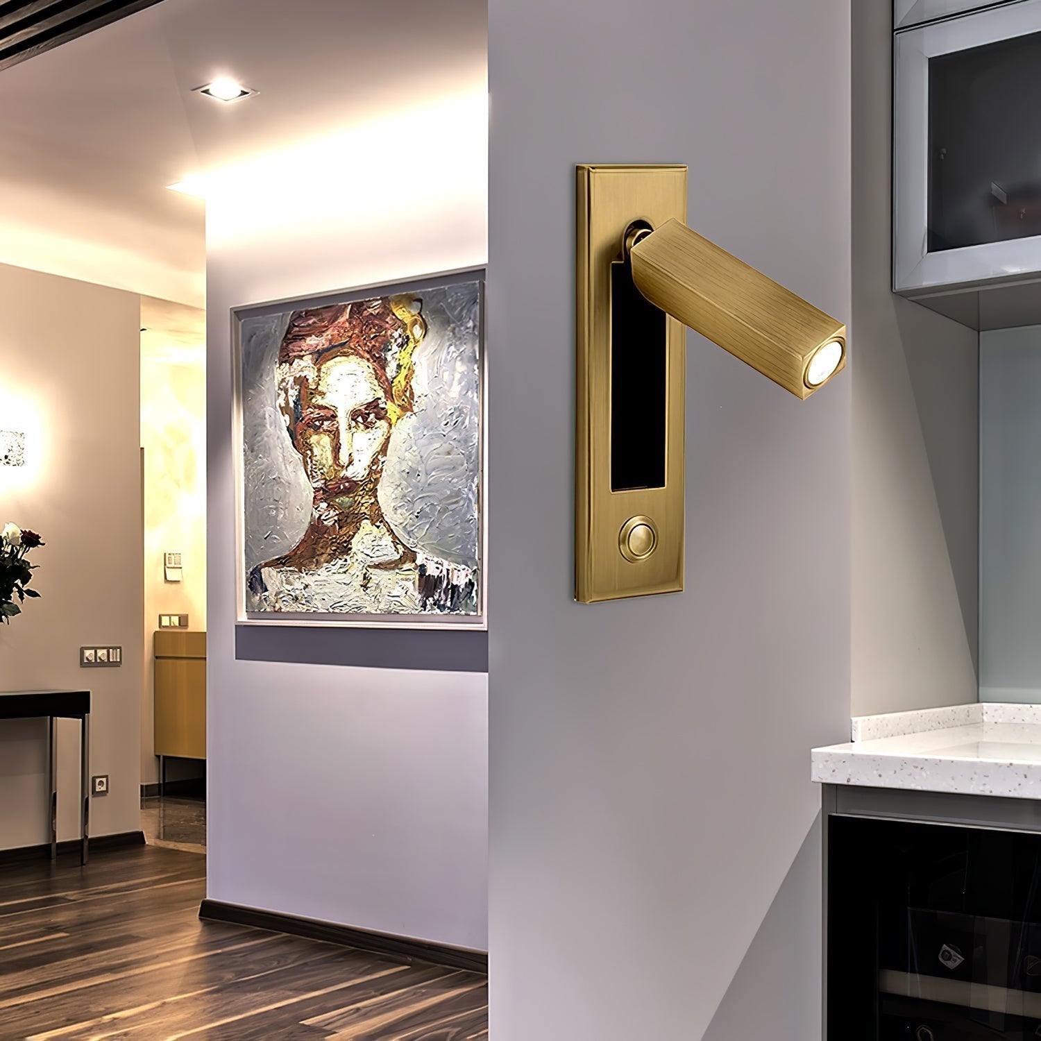 Built-in Light – Minimalist Bedside Wall Lamp LED