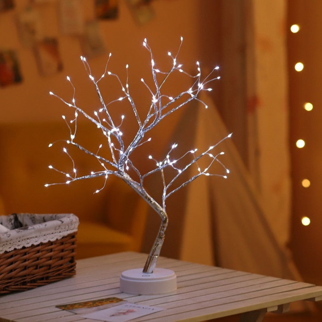 BrightTree Table Lamp - Elegant Bonsai Table Lamp for Atmospheric Rooms and Children