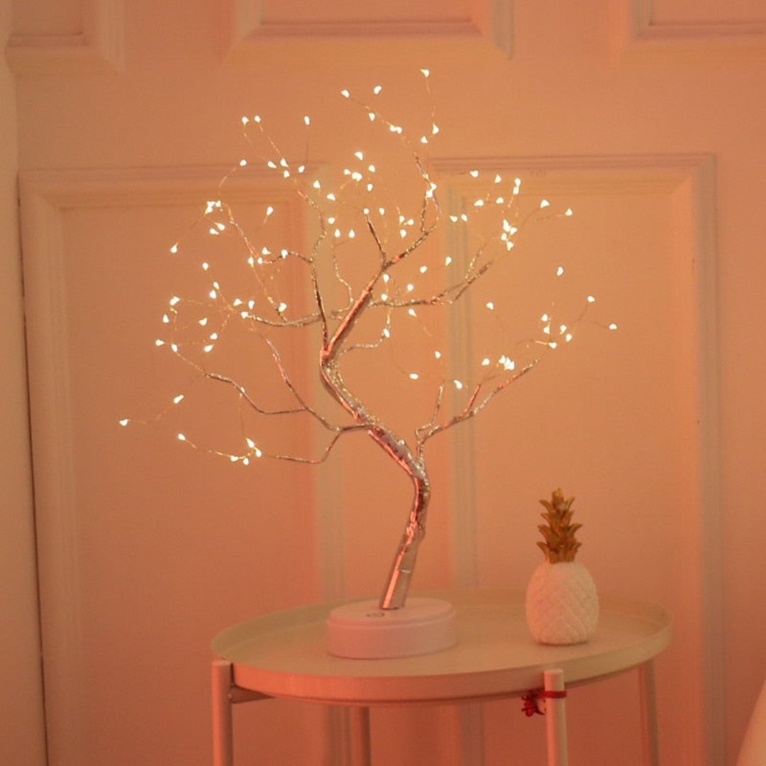 BrightTree Table Lamp - Elegant Bonsai Table Lamp for Atmospheric Rooms and Children