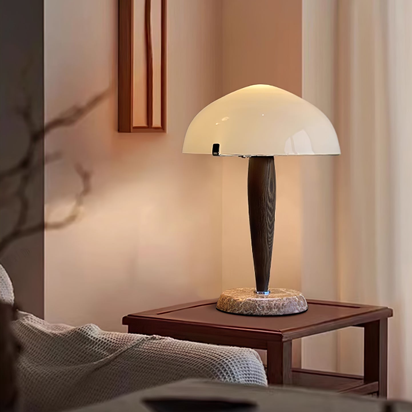HeritageGlow Board - Tidös table lamp with Lyxiga material