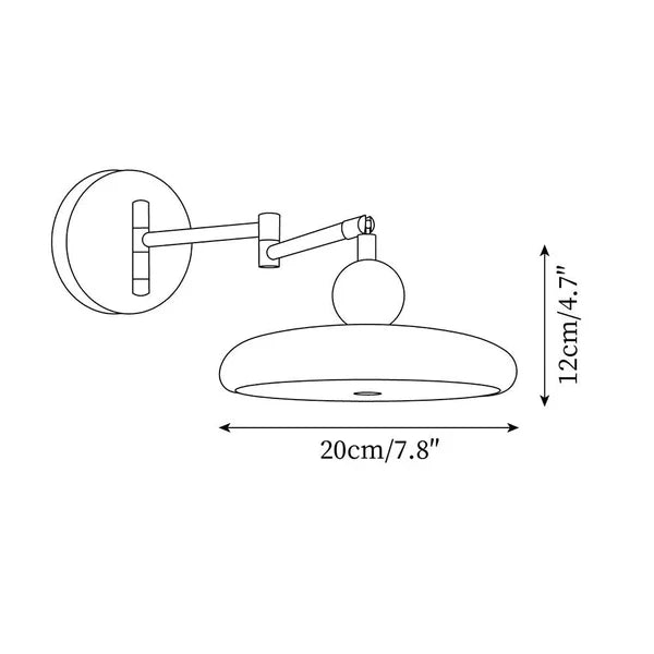 Lola Elegance Wall Lamp - Adjustable Wall Lamp for Luxurious Lighting
