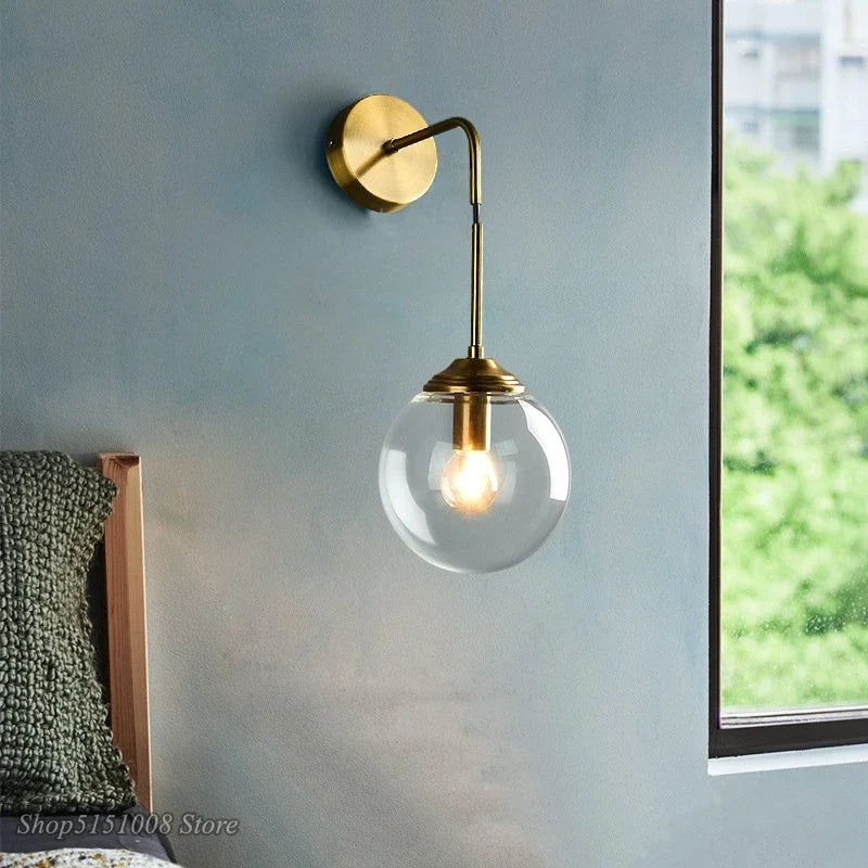 Modern Nordic wall lamp - Elegant glass lighting for the home