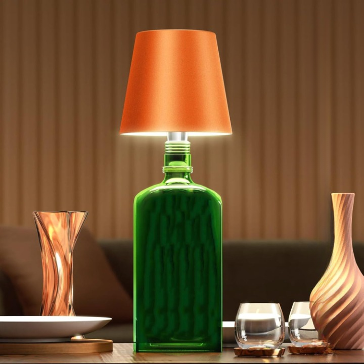 Elegant lighting bottle with touch control and USB charging