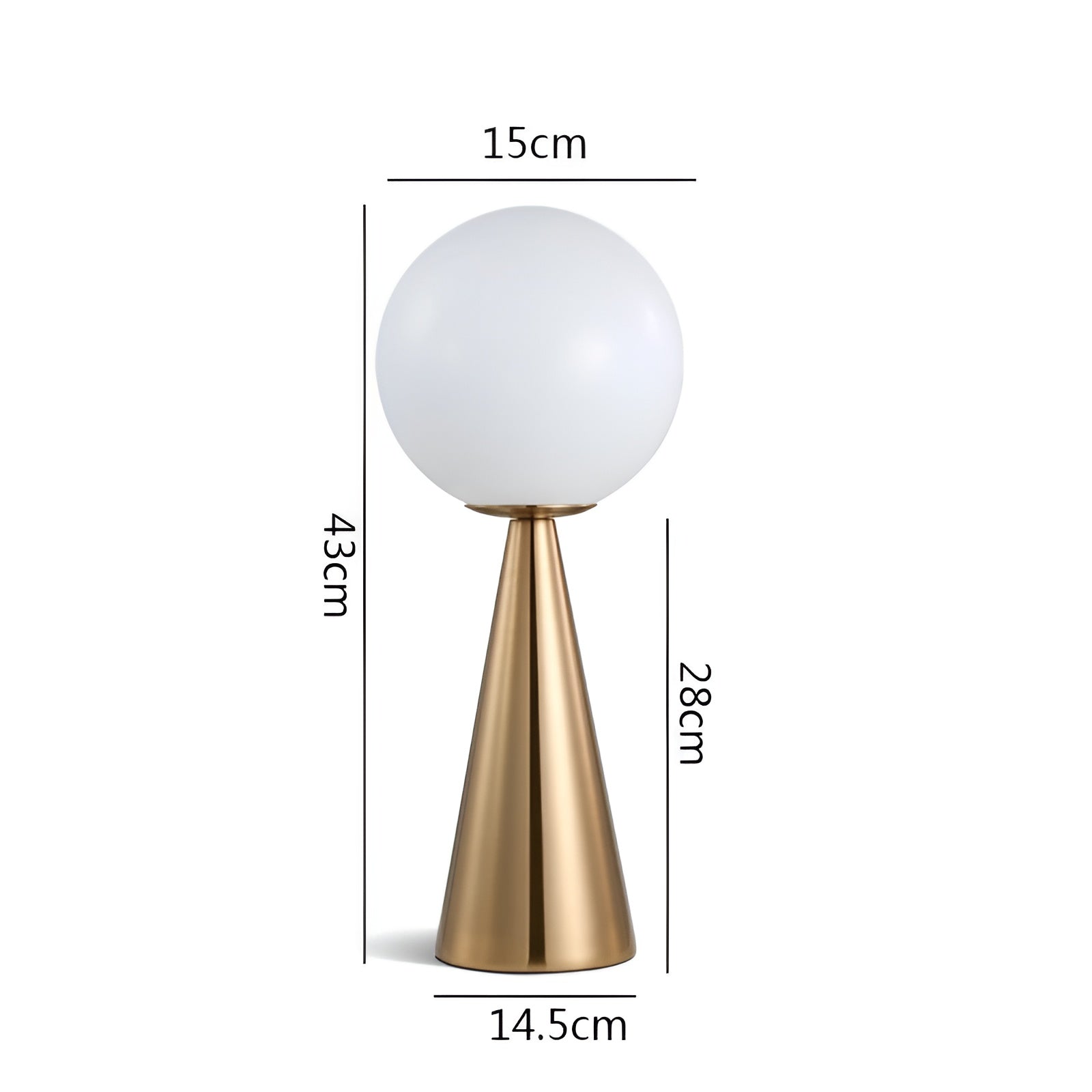 Elegant Gold Table Lamp - Luxurious Lighting for Your Interior