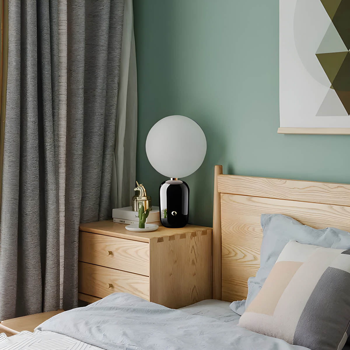 RaisoGlow Candle - Minimalist Modern Table Lamp for Mood Lighting