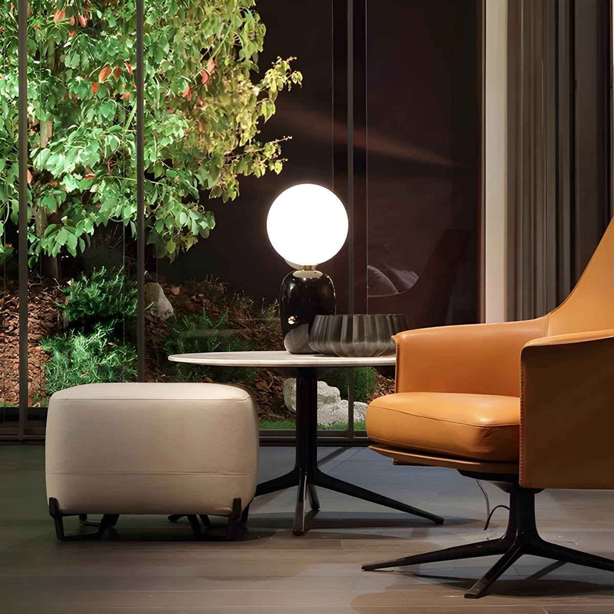 RaisoGlow Candle - Minimalist Modern Table Lamp for Mood Lighting