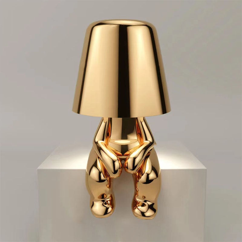 Premium Light Table Mirror – Elegant Rechargeable Night Light with Touch Control