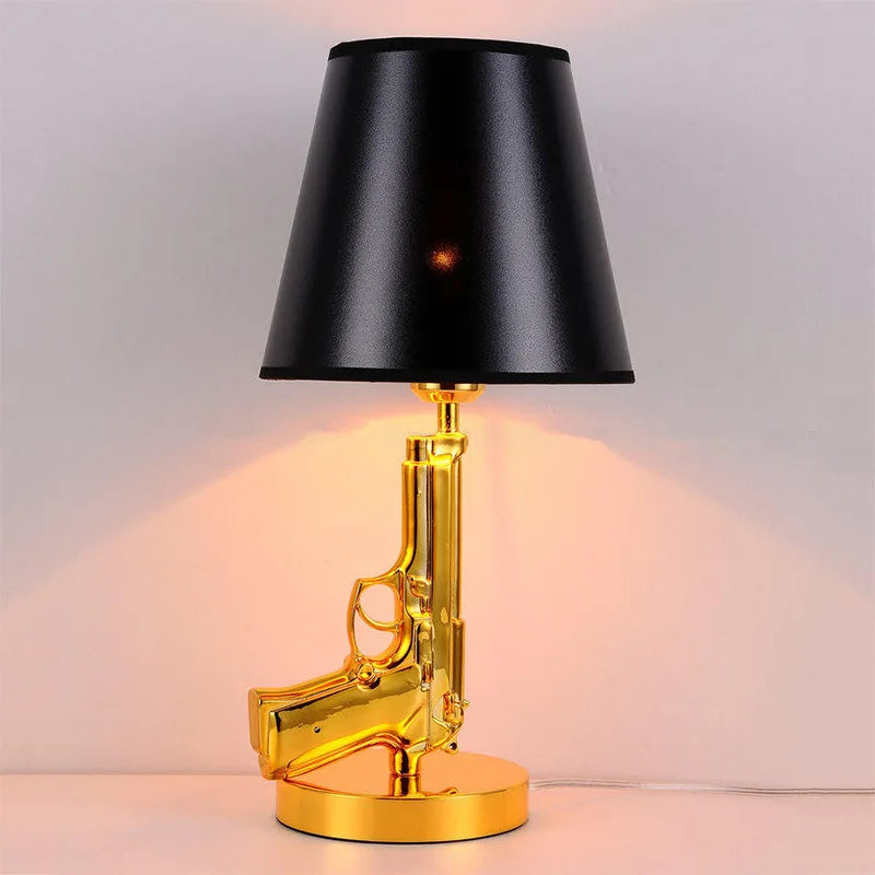 Artistic Glow – Innovative Pistol-Shaped Desk Lamp