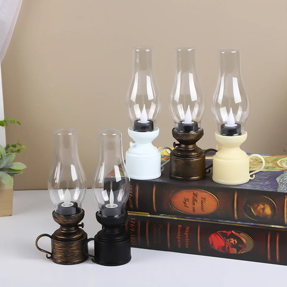 VintageGlow Table Lamp - Retro LED Table Lamp for the Home
