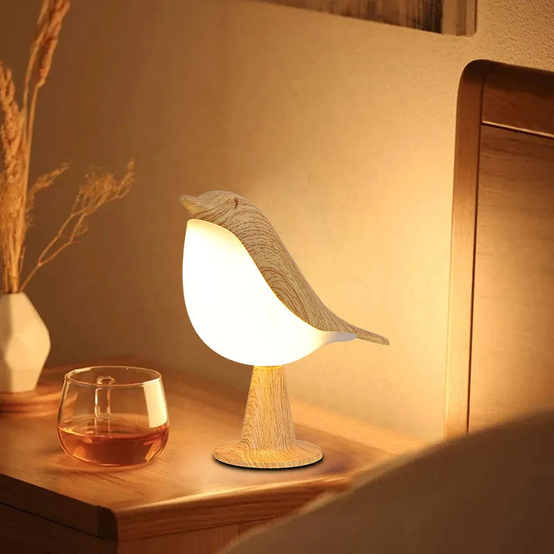 Playful Bird Night Light – Touch Control & Adjustable Light Colors