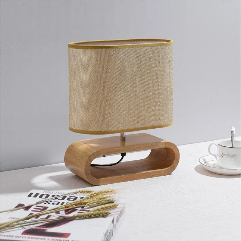 ZenWood – Elegant Japanese Desk Lamp for Atmosphere