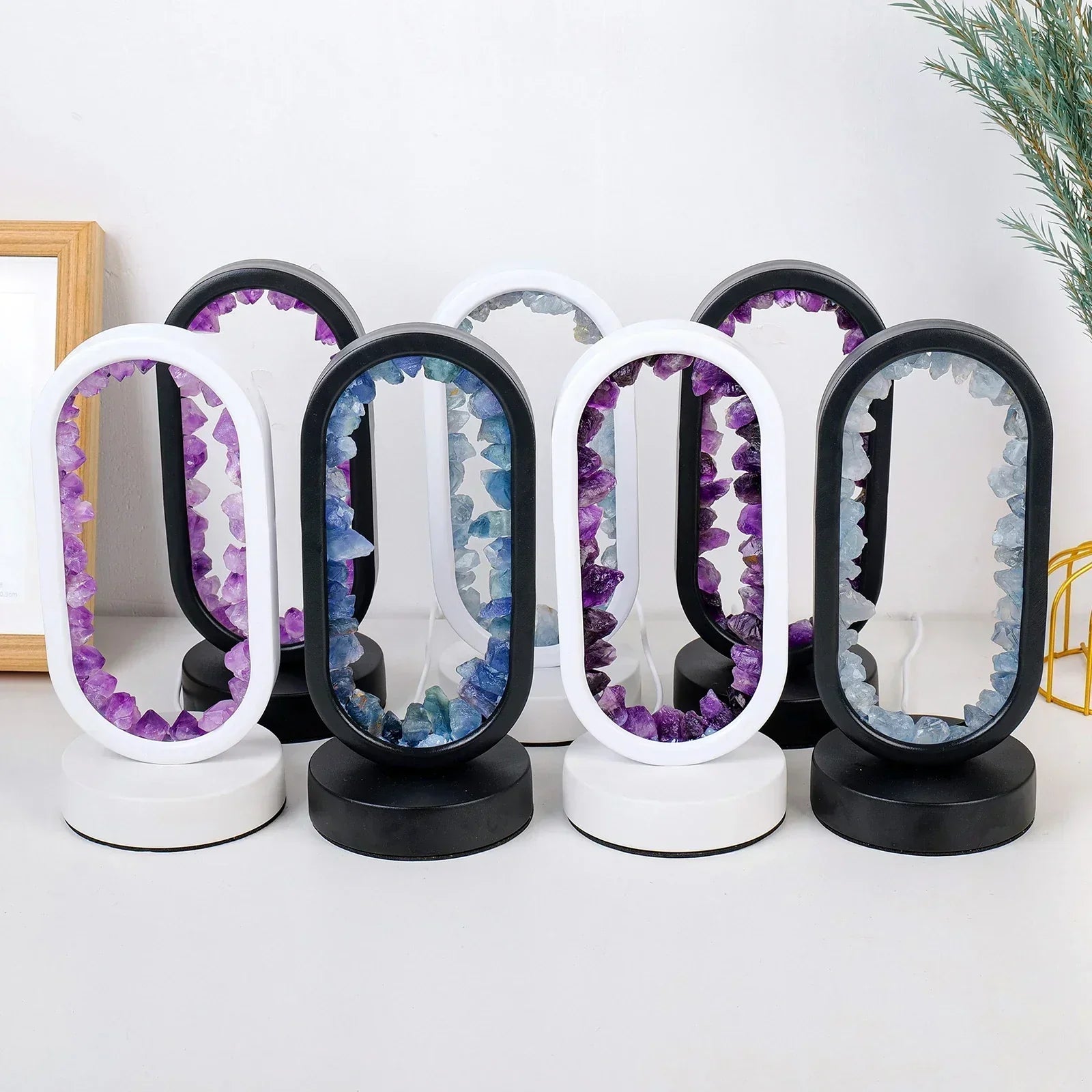 Amethyst – Elegant Natural Light Crystal Light
