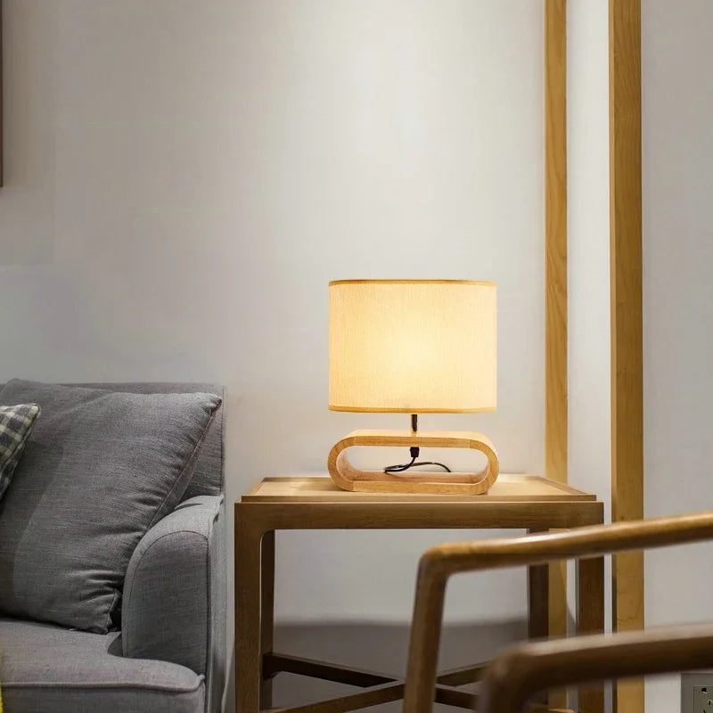 ZenHout - Säre Hout Desk Lamp for Relaxation