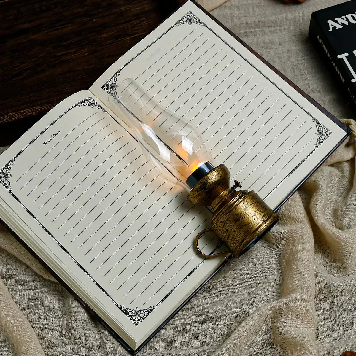 VintageGlow Table Lamp - Retro LED Table Lamp for the Home