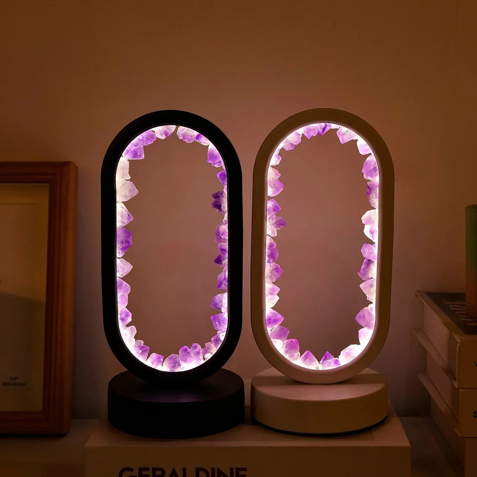 Amethyst – Elegant Natural Light Crystal Light