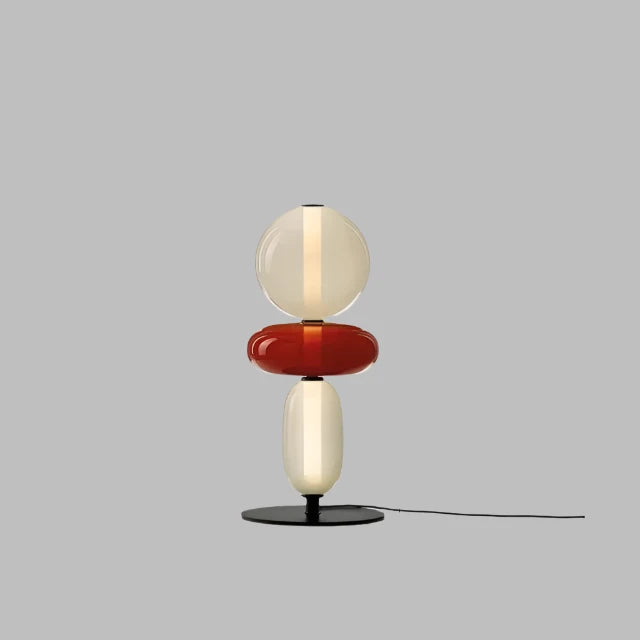 ChromaLuxe - Designer Floor Lamp with Color Accents for a Vibrant Atmosphere