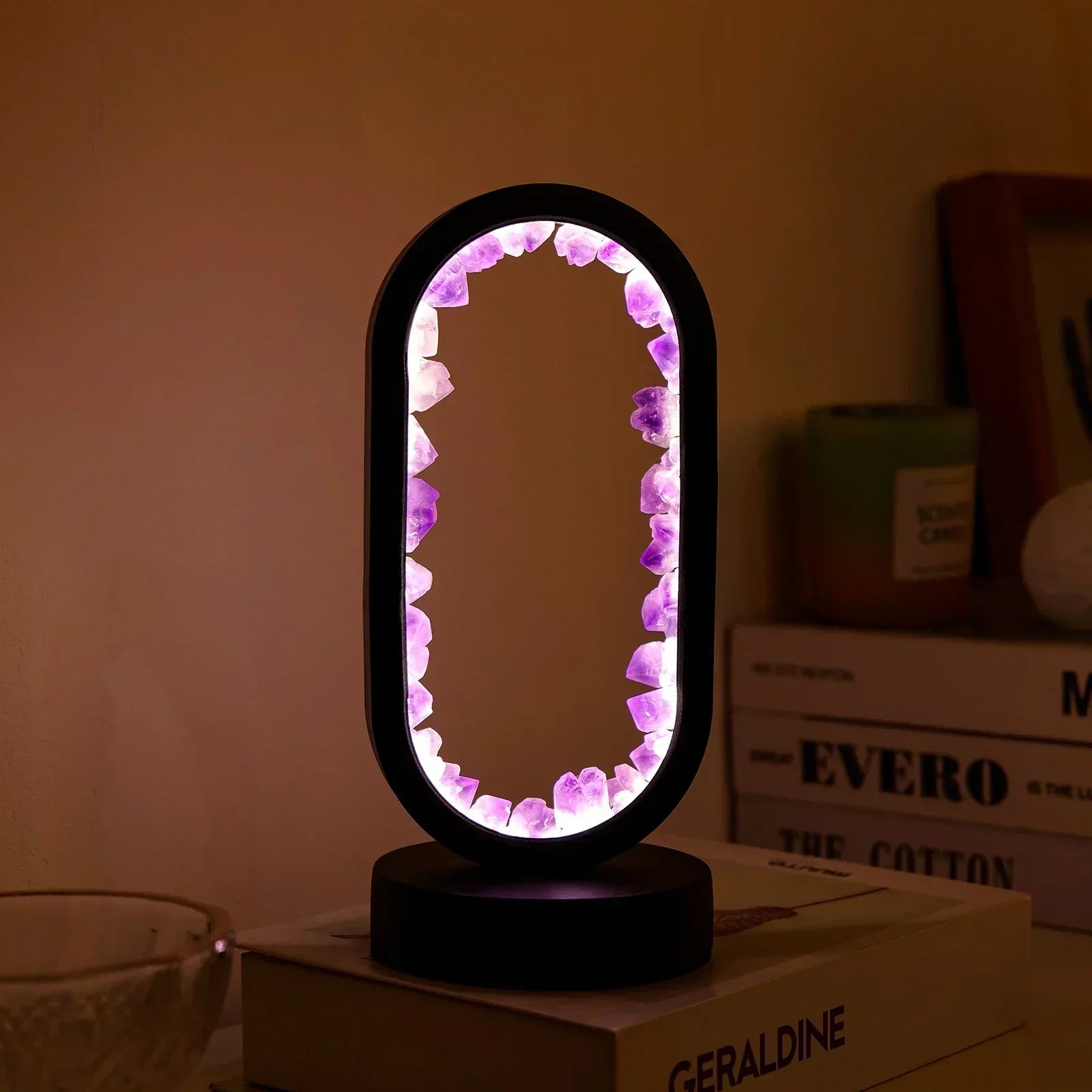 Amethyst – Elegant Natural Light Crystal Light