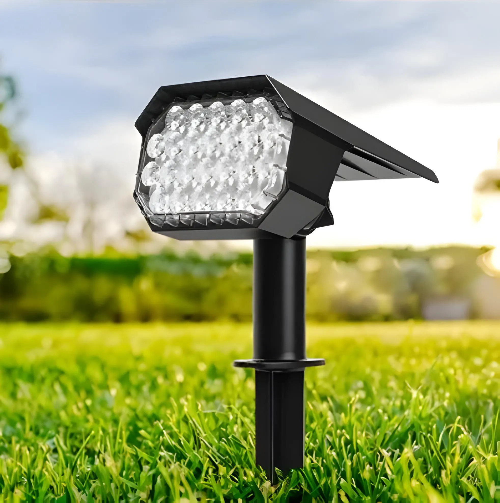 Solar Glow – Stylish Solar Garden Lamp with LED Lighting