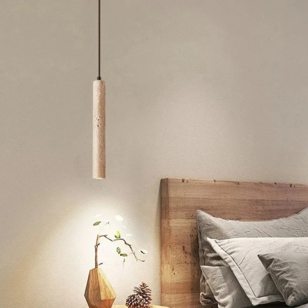 LumoLine – Wabi-Sabi Travertine LED Cromly