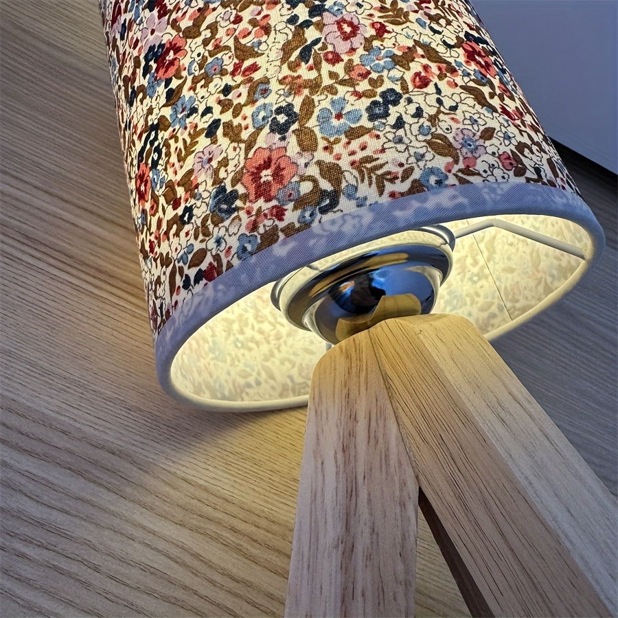 Wooden Light Table Lamp - Minimalist Wooden Lamp with USB