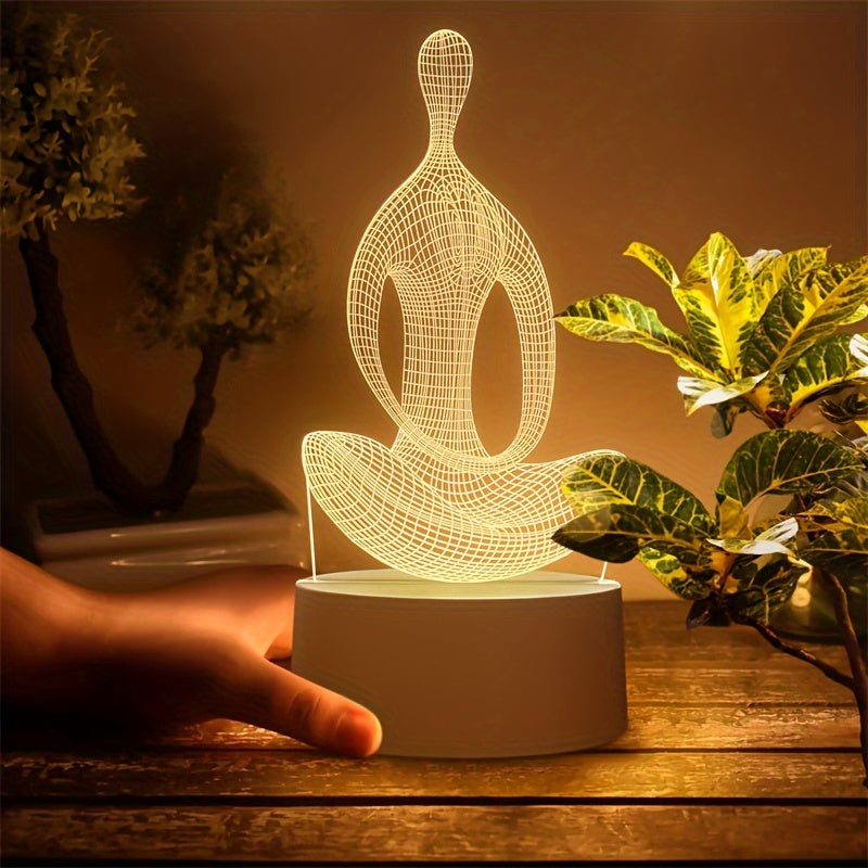 ZenLight - Modern 3D Yogalamp