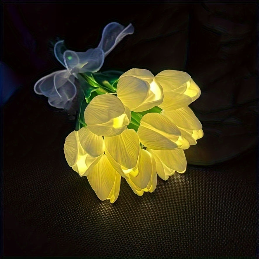 LumiBloom – 10x Tulip LED Table Lamps Bouquet