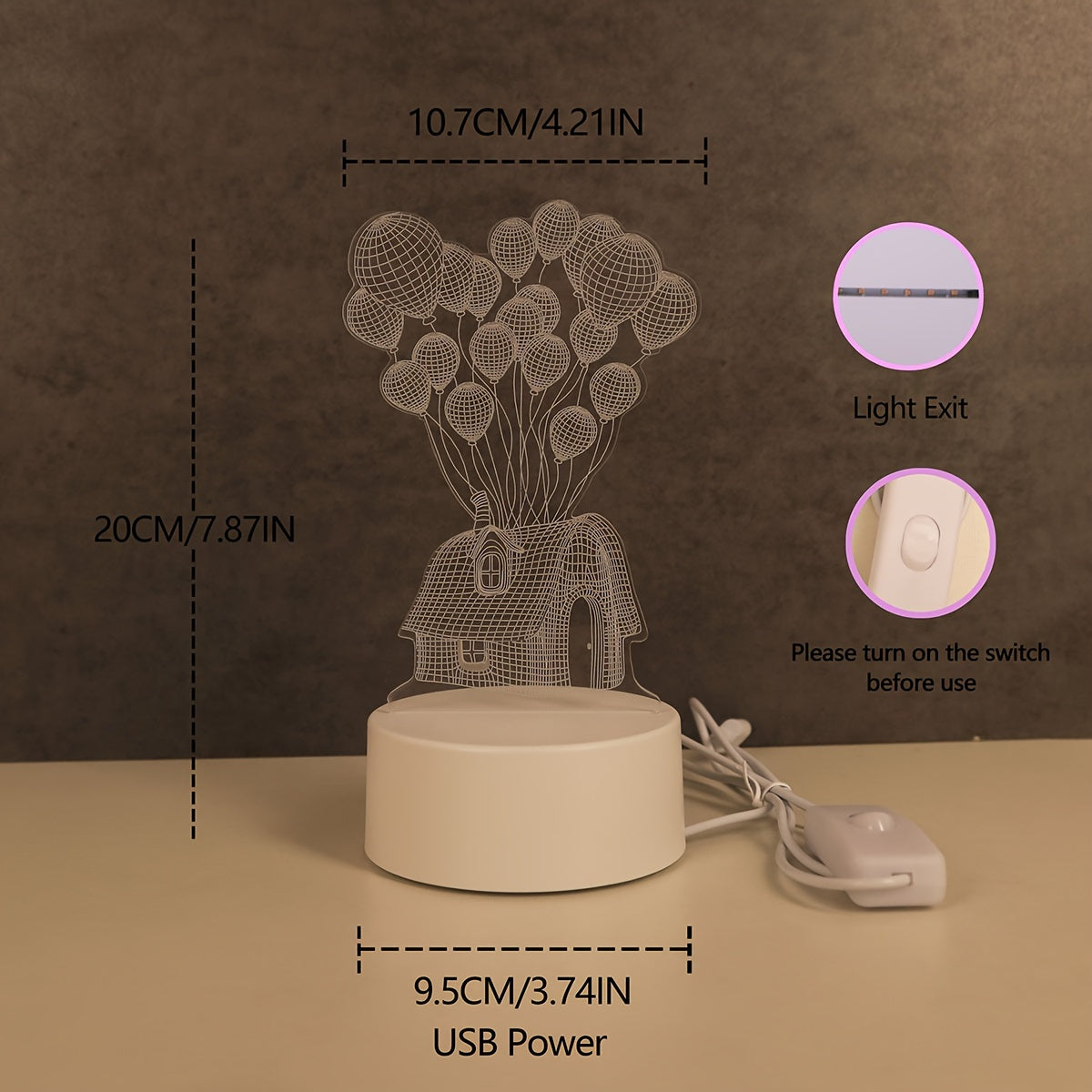 LumiBalloon – Unique 3D LED Balloon USB