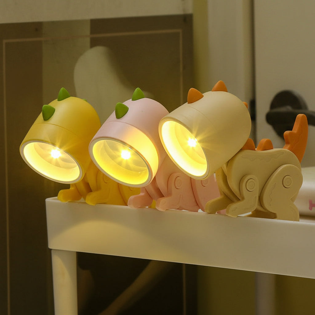 Dino Glow LED Night Light – Cute Bedside Lamp for Kids & Bedroom Decor
