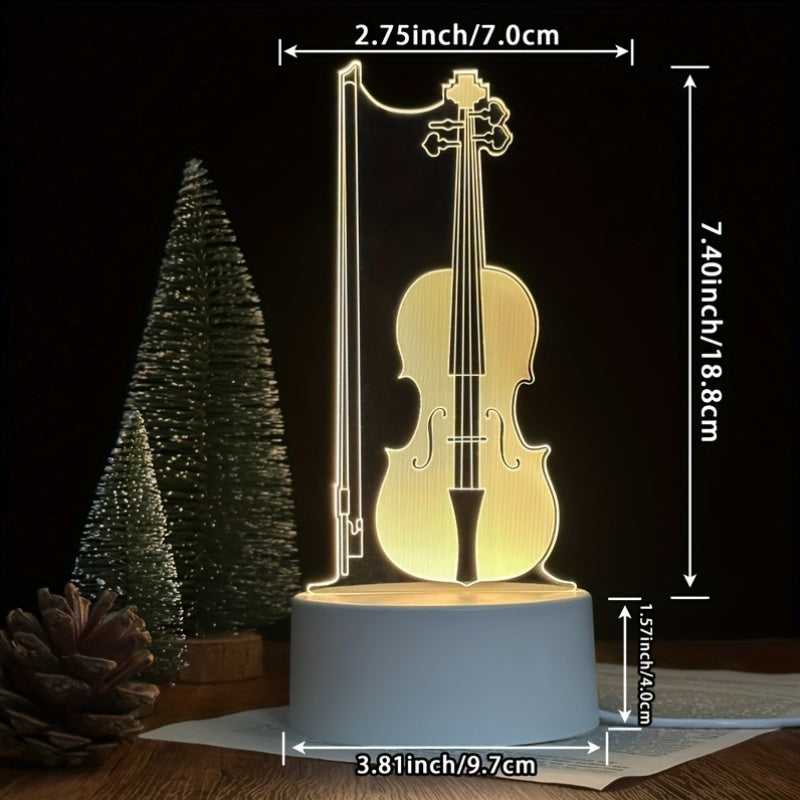 CelloGlow Lamp - 3D LED Night Light